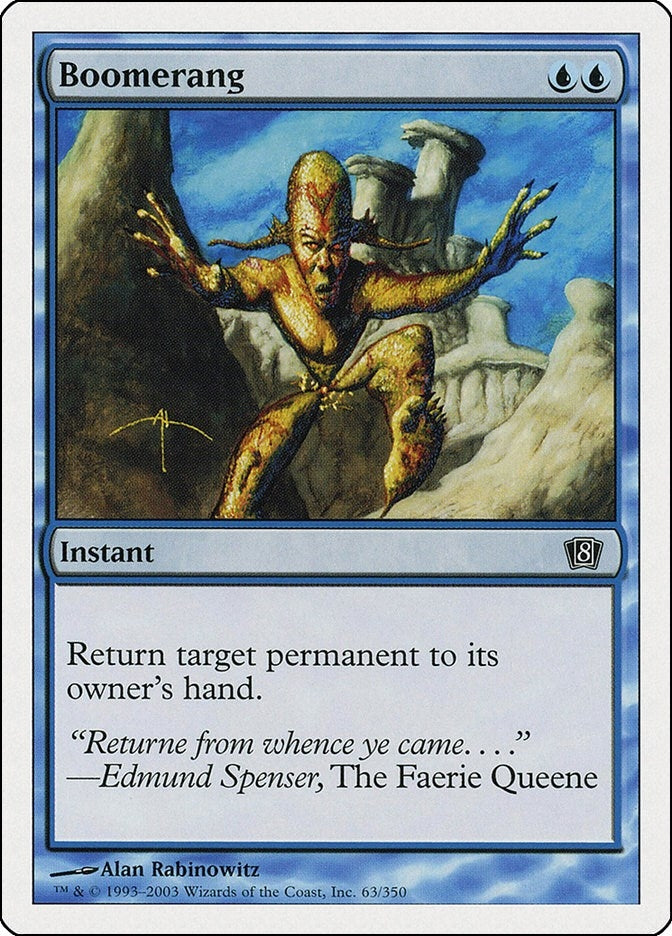 Image for Boomerang (63) (8ED) - Magic: The Gathering