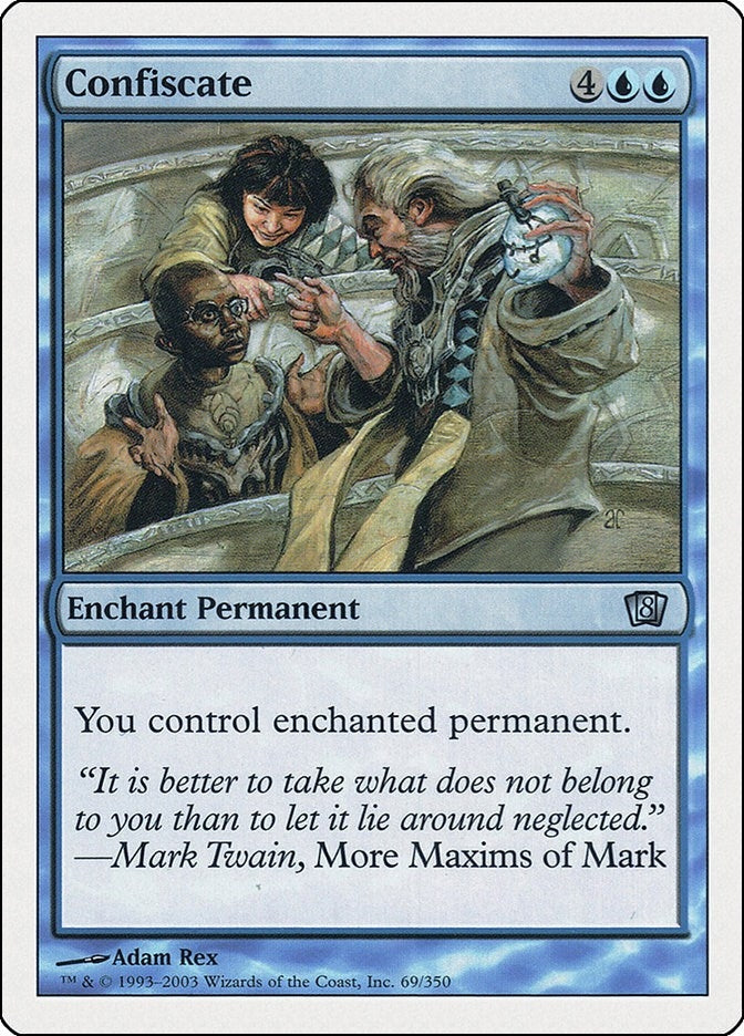Image for Confiscate (69) (8ED) - Magic: The Gathering