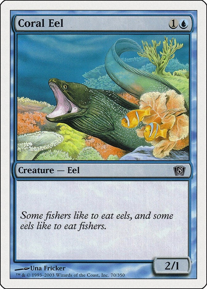 Image for Coral Eel (70) (8ED) - Magic: The Gathering
