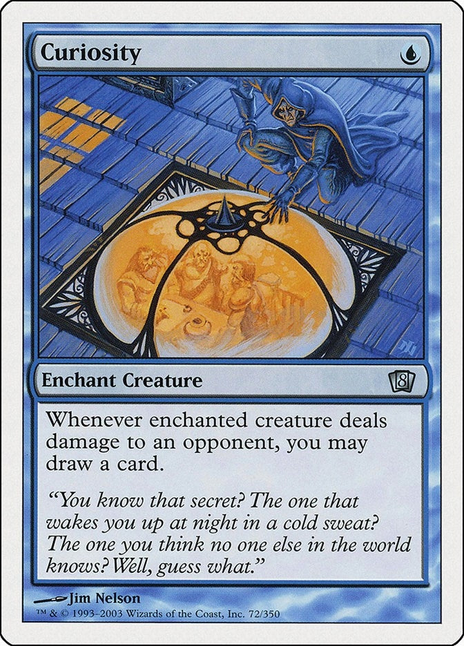 Image for Curiosity (72) (8ED) - Magic: The Gathering