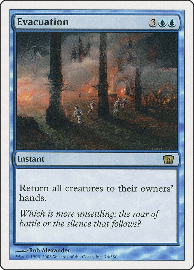 Image for Evacuation (76) (8ED) - Magic: The Gathering