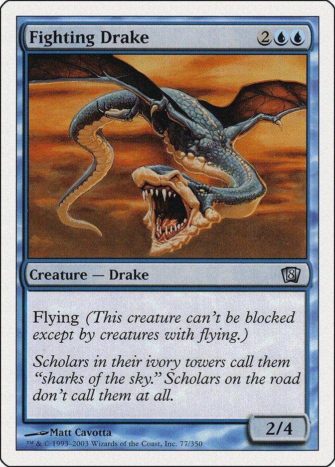 Image for Fighting Drake (77) (8ED) - Magic: The Gathering
