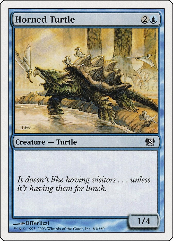 Image for Horned Turtle (83) (8ED) - Magic: The Gathering