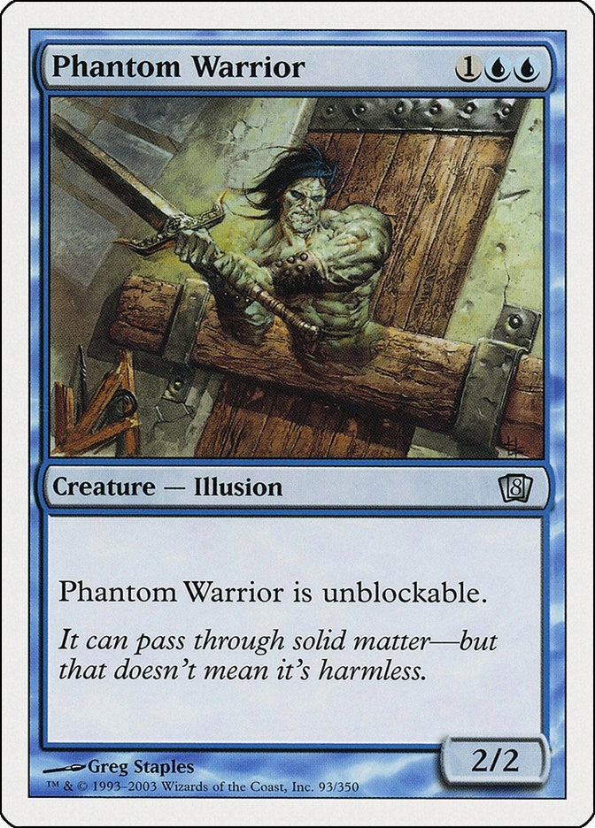 Image for Phantom Warrior (93) (8ED) - Magic: The Gathering