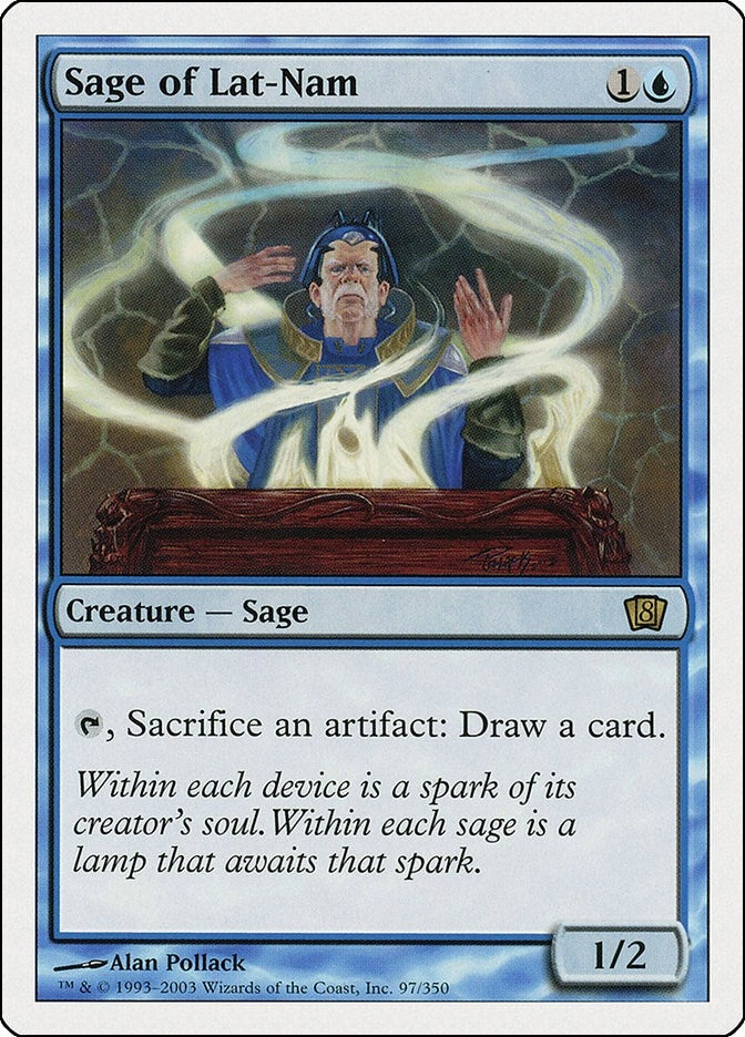 Image for Sage of Lat-Nam (97) (8ED) - Magic: The Gathering