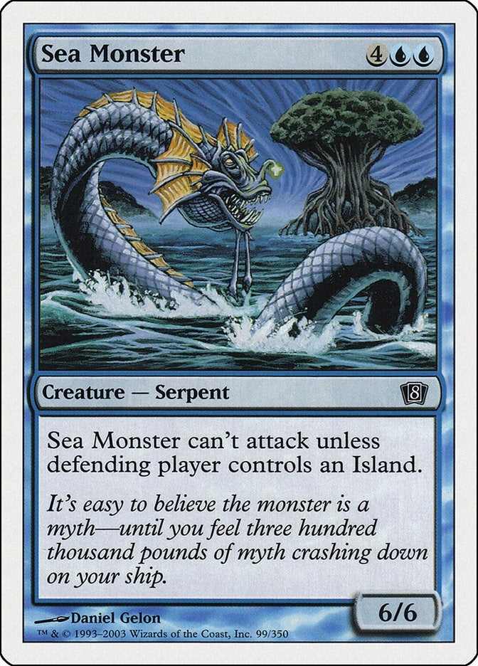 Image for Sea Monster (99) (8ED) - Magic: The Gathering