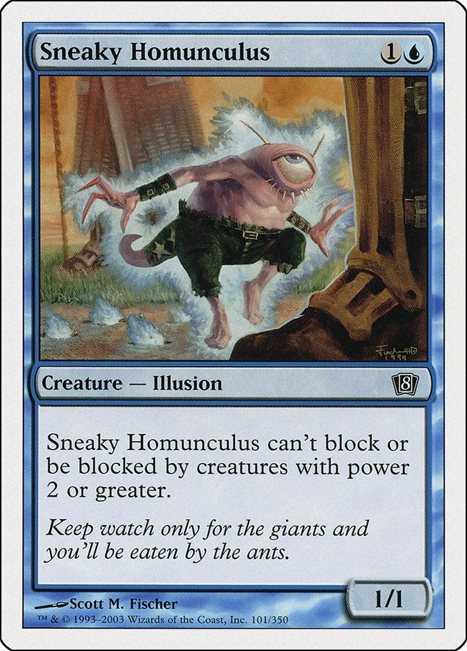 Image for Sneaky Homunculus (101) (8ED) - Magic: The Gathering