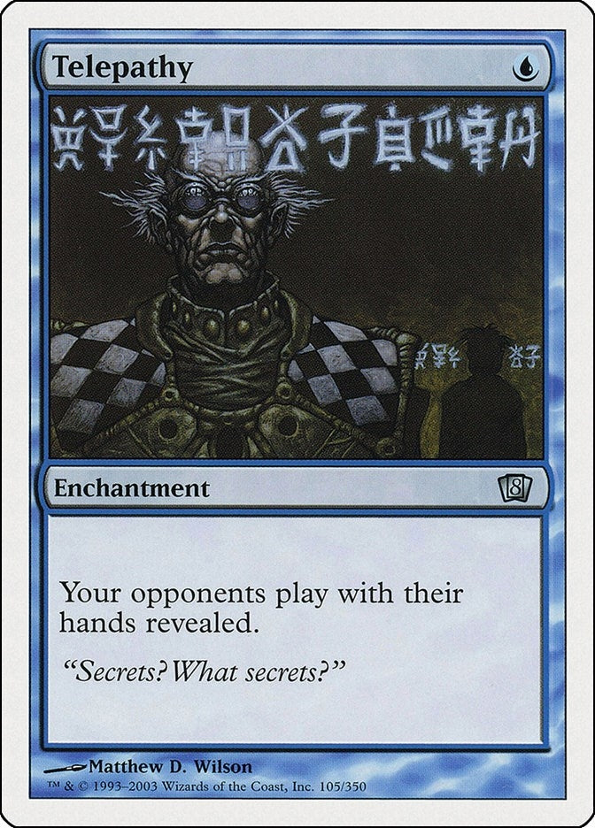 Image for Telepathy (105) (8ED) - Magic: The Gathering
