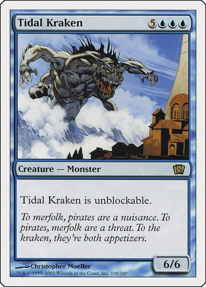 Image for Tidal Kraken (108) (8ED) - Magic: The Gathering