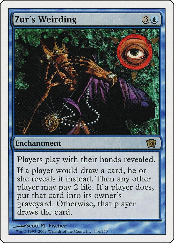 Image for Zur's Weirding (116) (8ED) - Magic: The Gathering