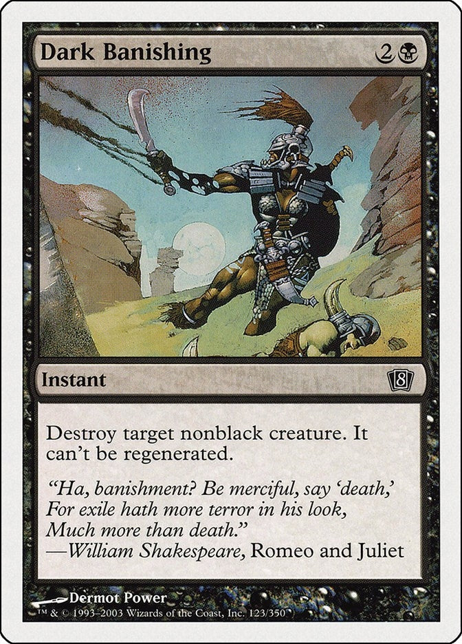 Image for Dark Banishing (123) (8ED) - Magic: The Gathering