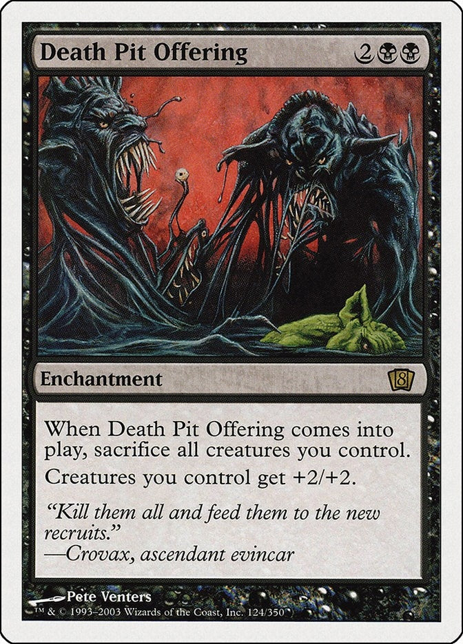 Image for Death Pit Offering (124) (8ED) - Magic: The Gathering