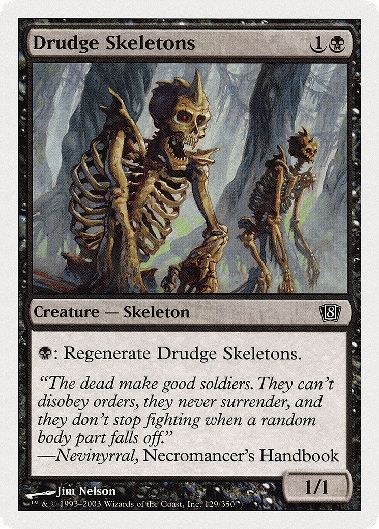 Image for Drudge Skeletons (129) (8ED) - Magic: The Gathering