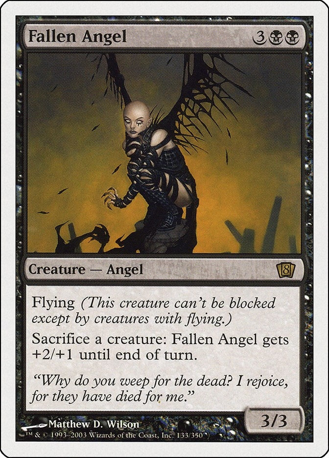 Image for Fallen Angel (133) (8ED) - Magic: The Gathering