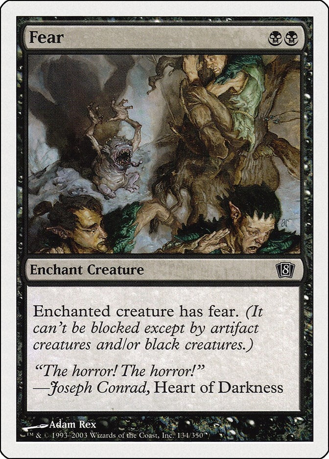 Image for Fear (134) (8ED) - Magic: The Gathering