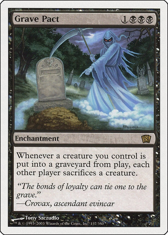 Image for Grave Pact (137) (8ED) - Magic: The Gathering