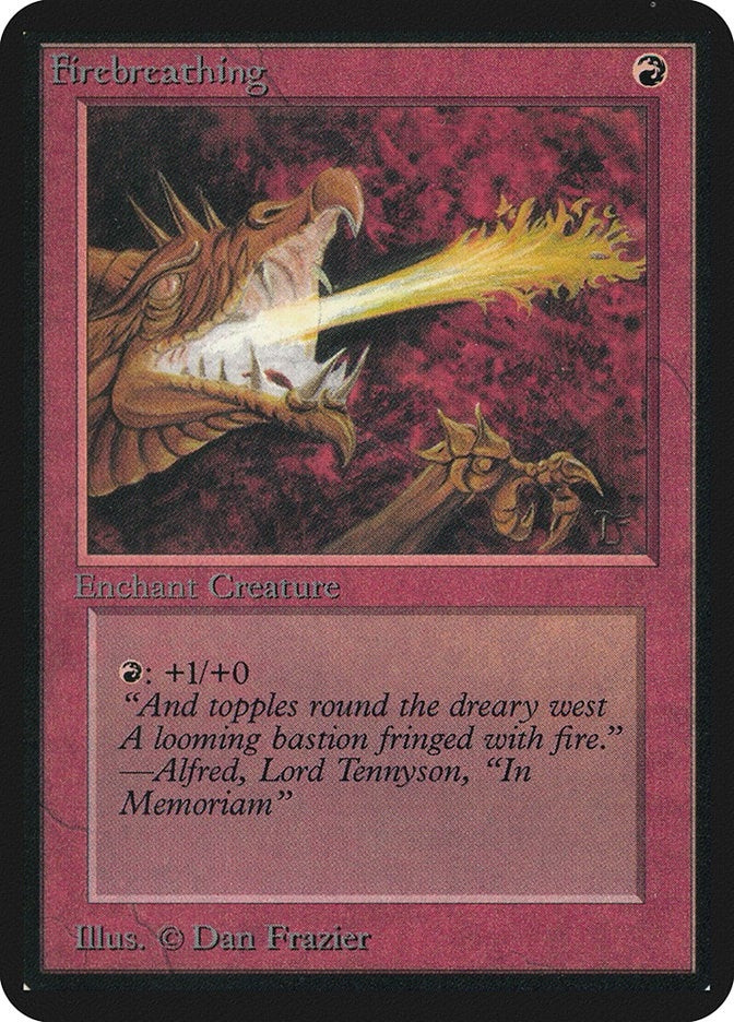 Image for Firebreathing (LEA) - Magic: The Gathering