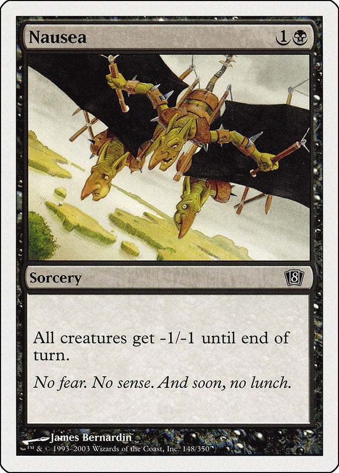 Image for Nausea (148) (8ED) - Magic: The Gathering