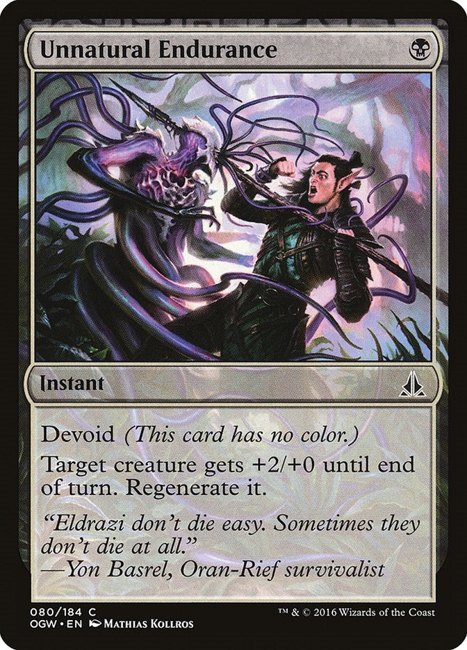 Unnatural Endurance (80) (OGW)