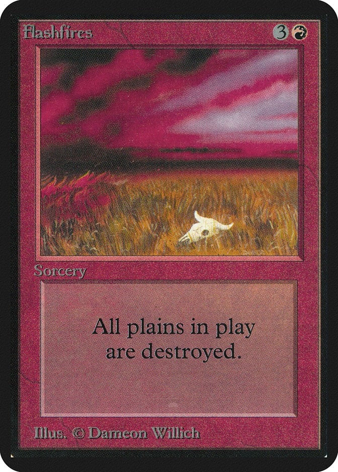 Image for Flashfires (LEA) - Magic: The Gathering