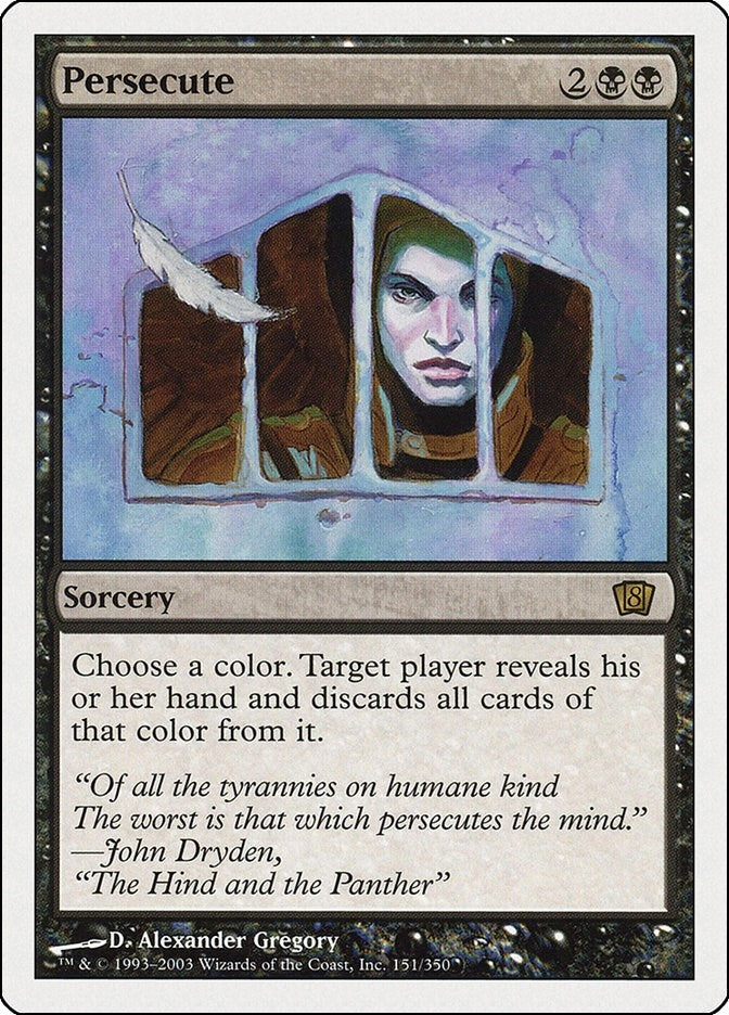 Image for Persecute (151) (8ED) - Magic: The Gathering