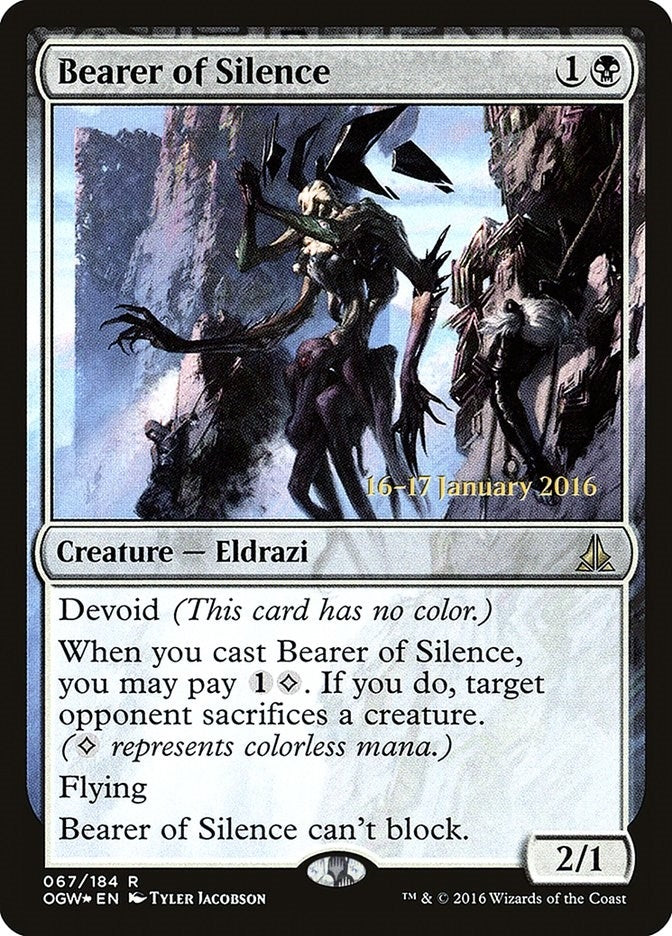 Image for Bearer of Silence (67) (PRE) - Magic: The Gathering