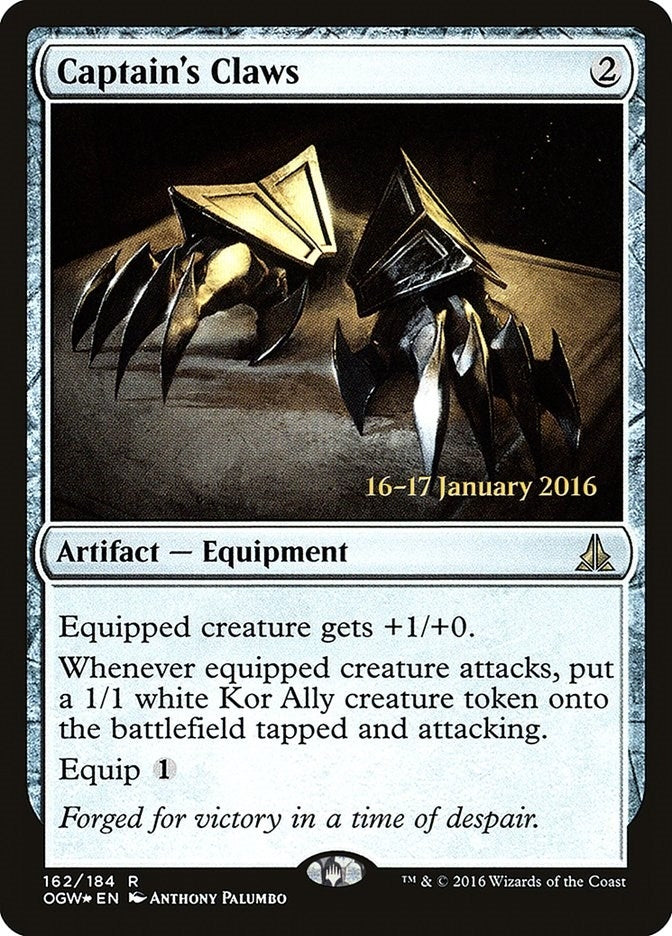 Image for Captain's Claws (162) (PRE) - Magic: The Gathering