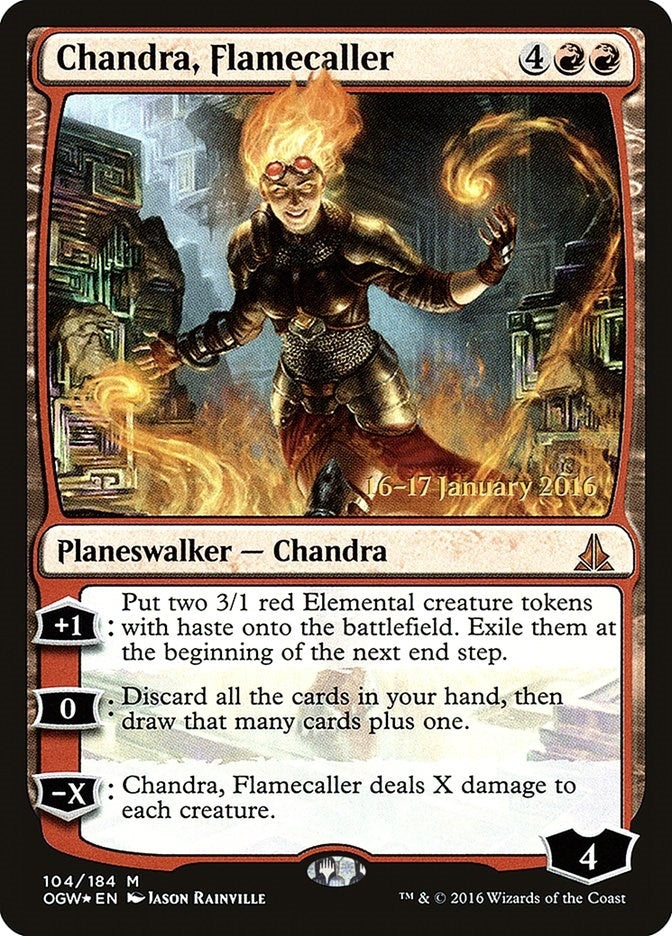 Image for Chandra, Flamecaller (104) (PRE) - Magic: The Gathering
