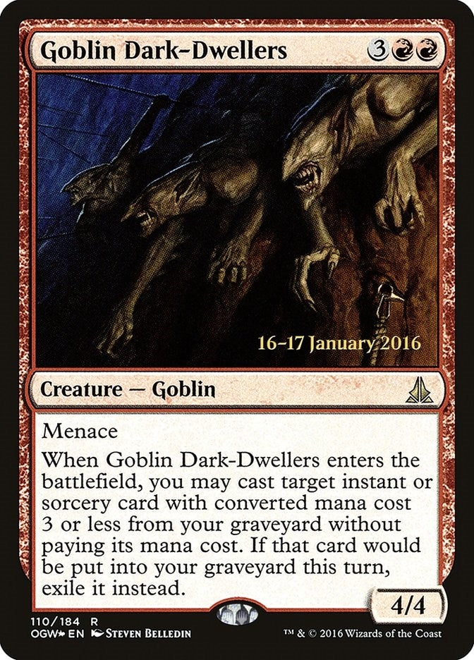 Image for Goblin Dark-Dwellers (110) (PRE) - Magic: The Gathering