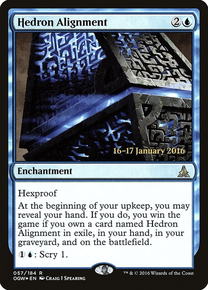 Image for Hedron Alignment (57) (PRE) - Magic: The Gathering