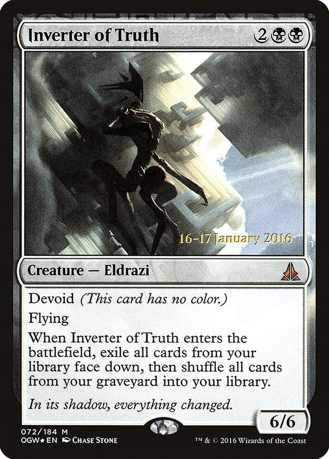 Image for Inverter of Truth (72) (PRE) - Magic: The Gathering