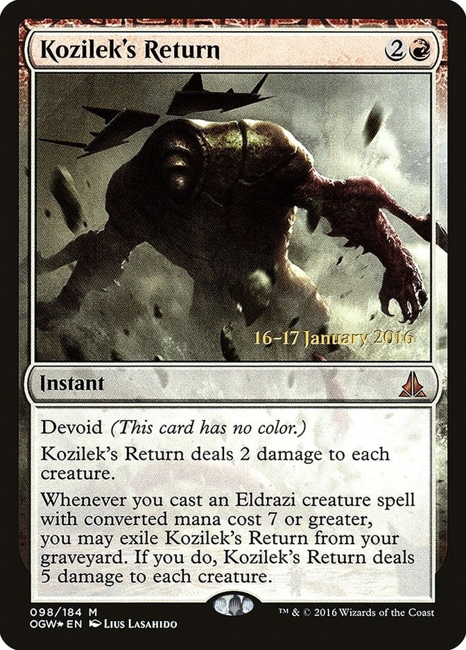Image for Kozilek's Return (98) (PRE) - Magic: The Gathering