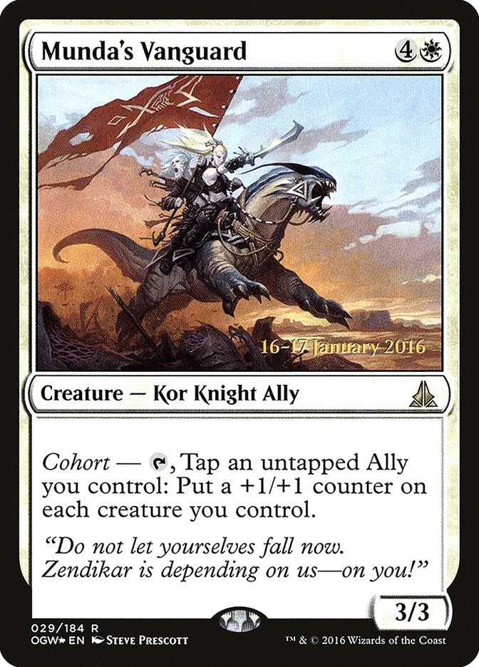 Image for Munda's Vanguard (29) (PRE) - Magic: The Gathering