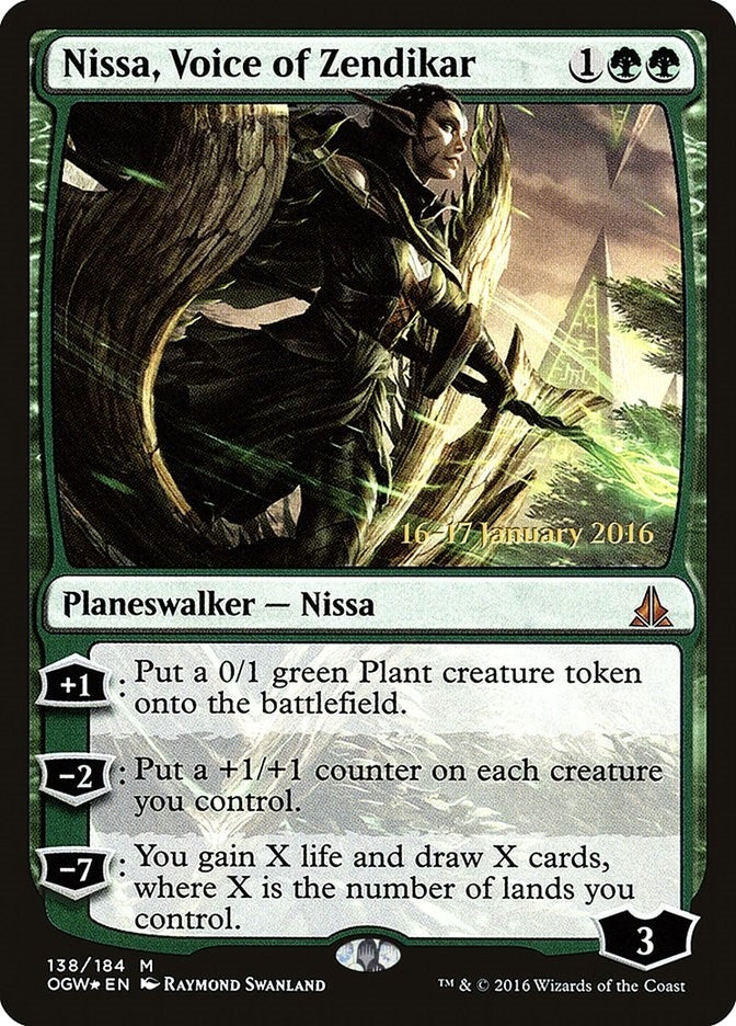 Image for Nissa, Voice of Zendikar (138) (PRE) - Magic: The Gathering