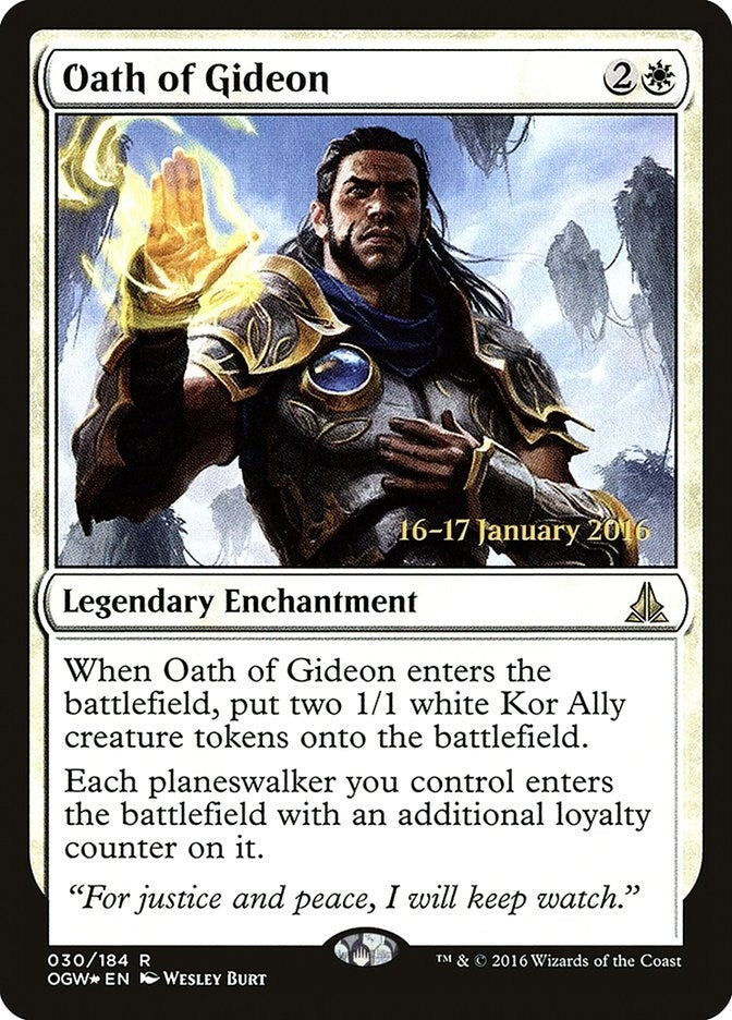 Image for Oath of Gideon (30) (PRE) - Magic: The Gathering