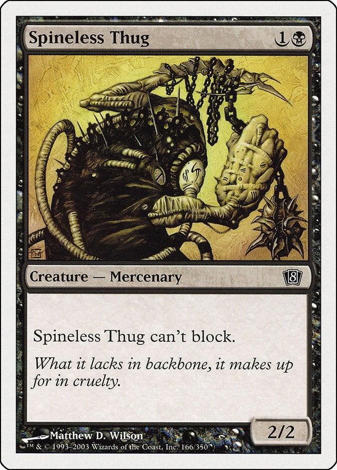 Image for Spineless Thug (166) (8ED) - Magic: The Gathering