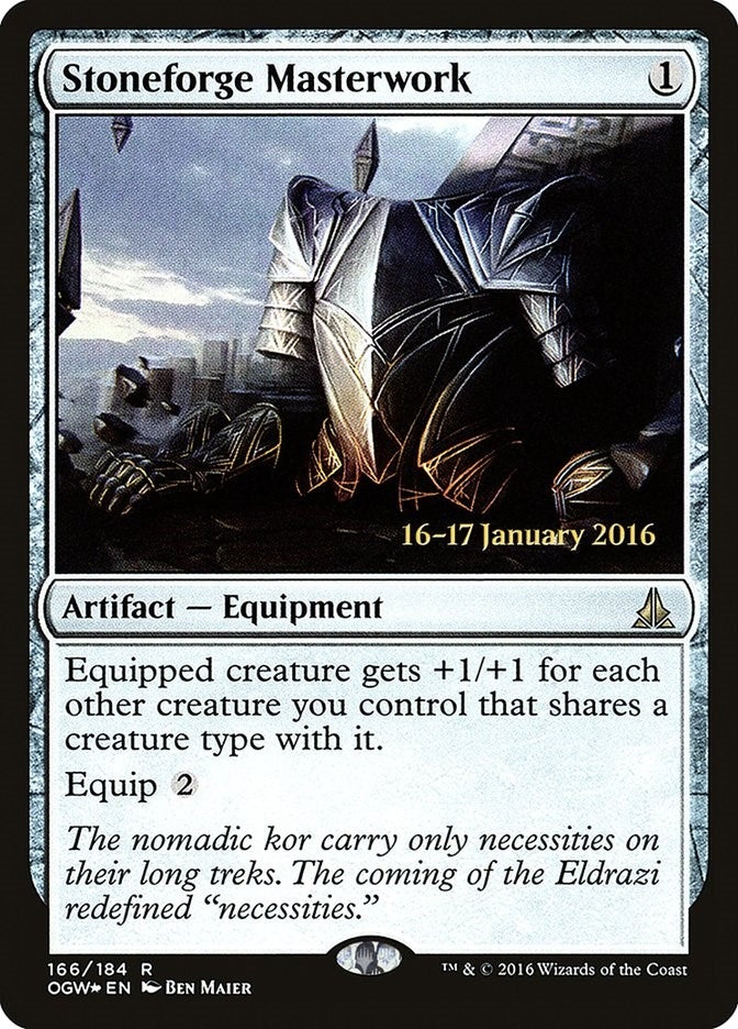 Image for Stoneforge Masterwork (166) (PRE) - Magic: The Gathering