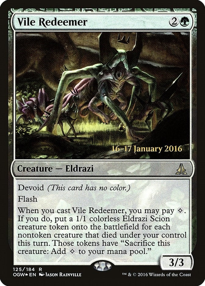 Image for Vile Redeemer (125) (PRE) - Magic: The Gathering