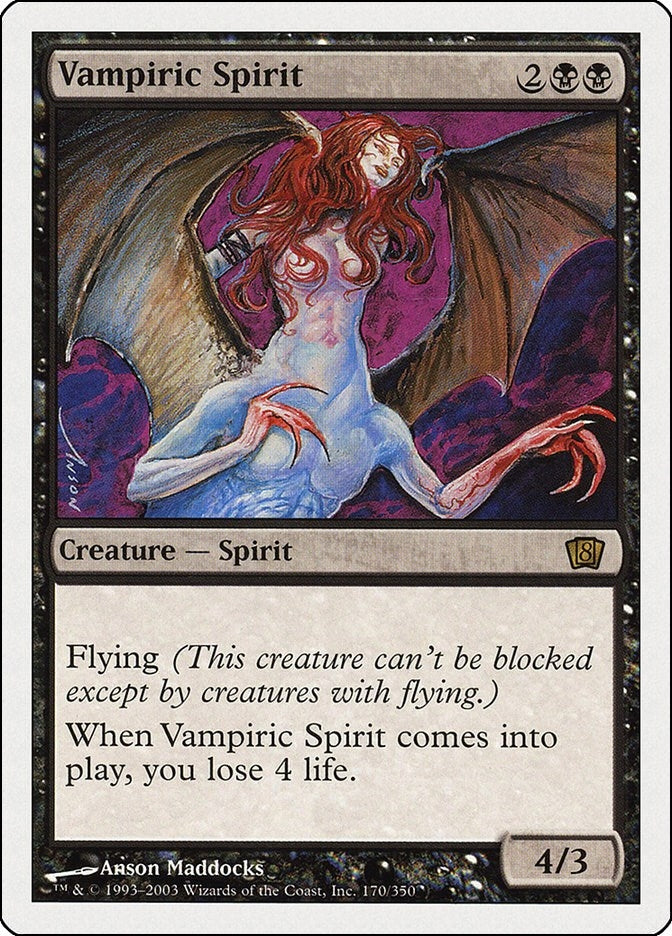 Image for Vampiric Spirit (170) (8ED) - Magic: The Gathering