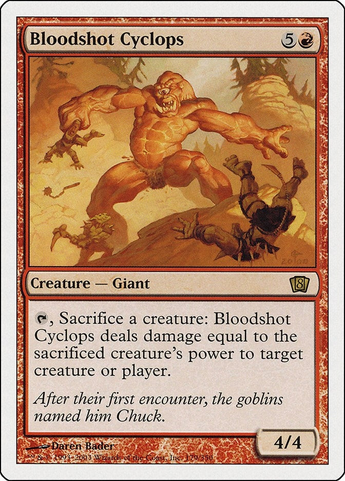 Image for Bloodshot Cyclops (179) (8ED) - Magic: The Gathering