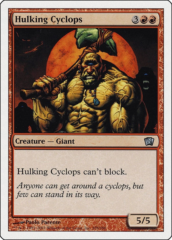 Image for Hulking Cyclops (195) (8ED) - Magic: The Gathering