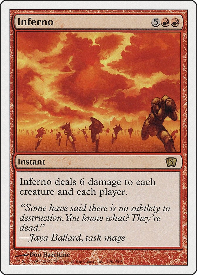 Image for Inferno (196) (8ED) - Magic: The Gathering