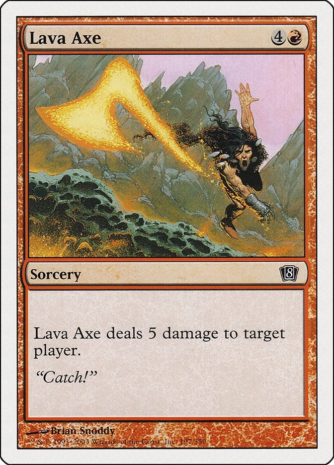 Image for Lava Axe (197) (8ED) - Magic: The Gathering
