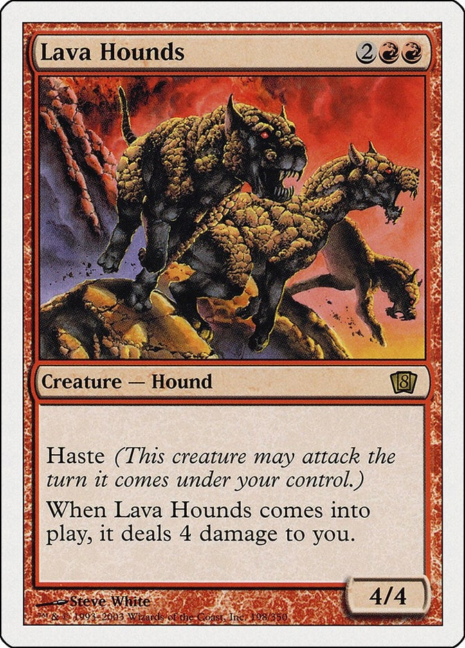 Image for Lava Hounds (198) (8ED) - Magic: The Gathering