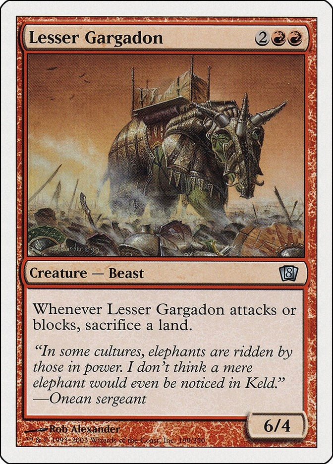 Image for Lesser Gargadon (199) (8ED) - Magic: The Gathering