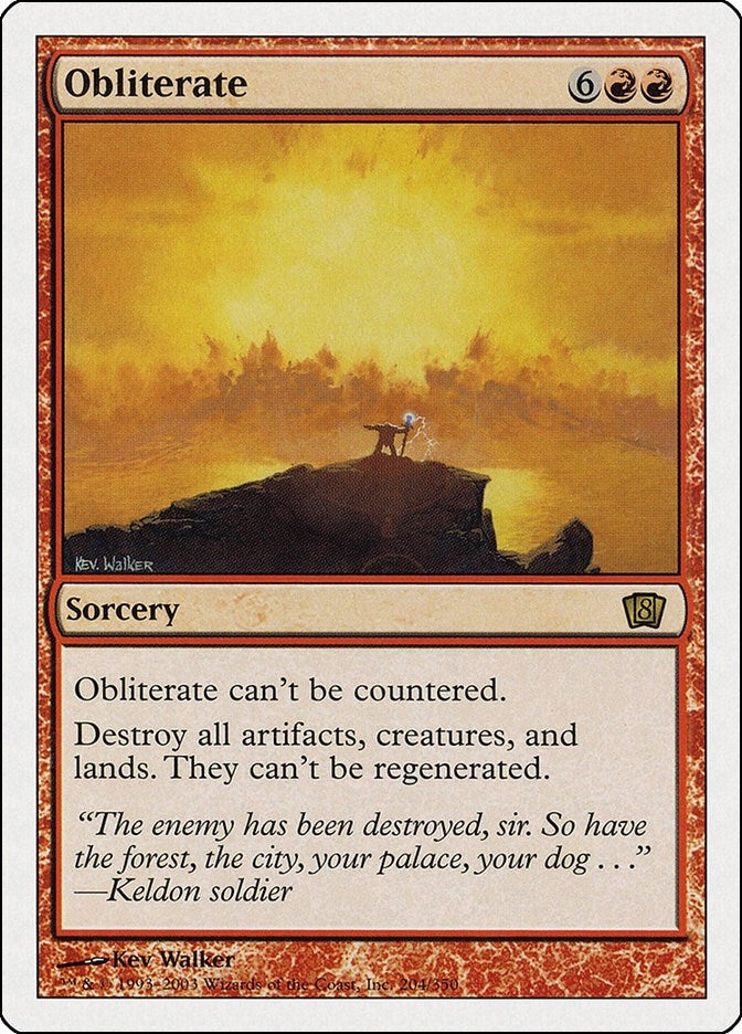 Image for Obliterate (204) (8ED) - Magic: The Gathering