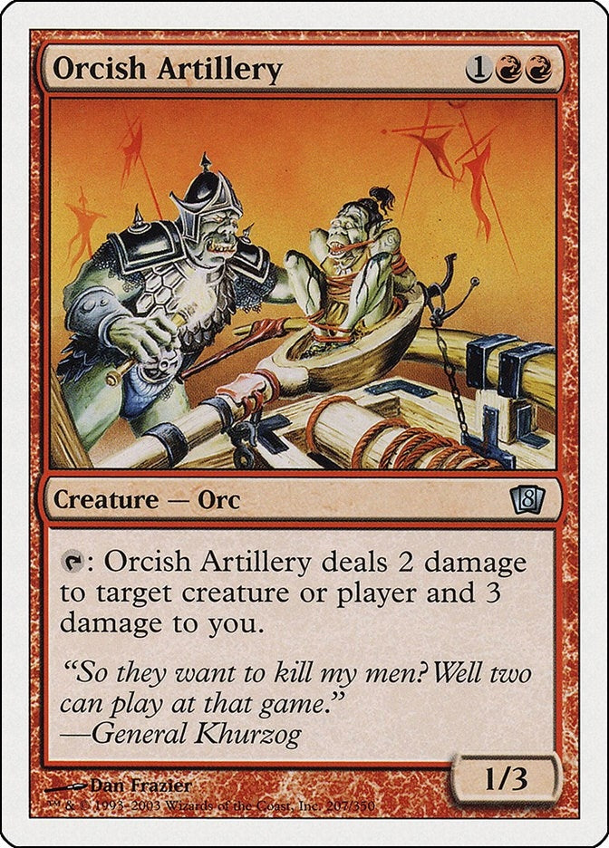 Image for Orcish Artillery (207) (8ED) - Magic: The Gathering