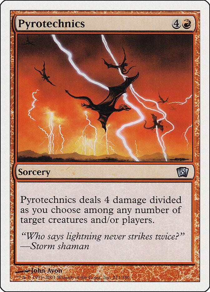 Image for Pyrotechnics (211) (8ED) - Magic: The Gathering