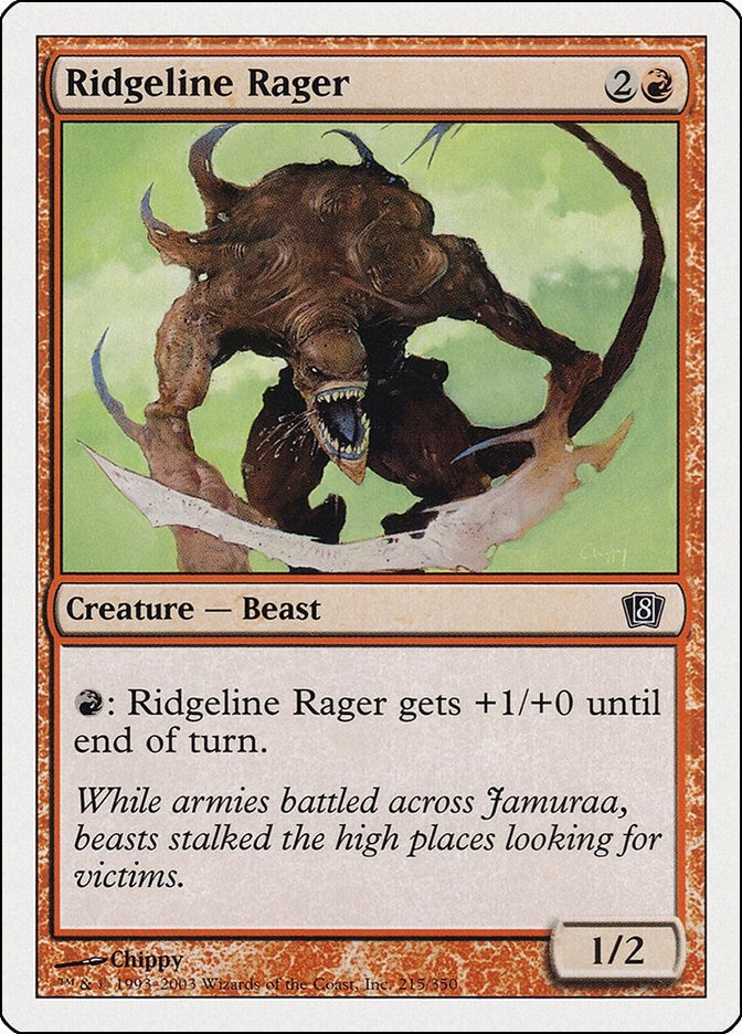 Image for Ridgeline Rager (215) (8ED) - Magic: The Gathering