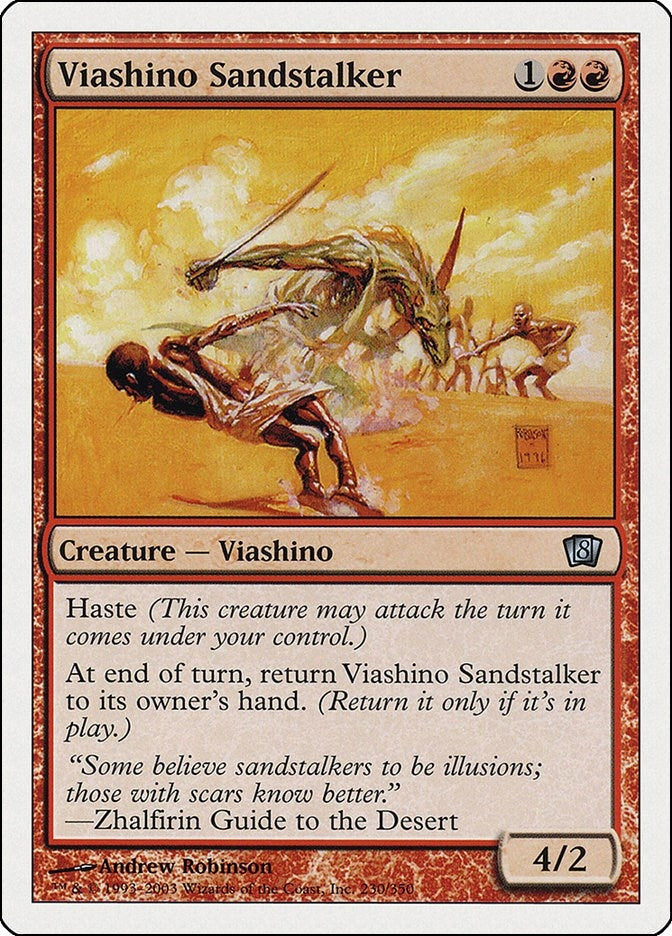 Image for Viashino Sandstalker (230) (8ED) - Magic: The Gathering